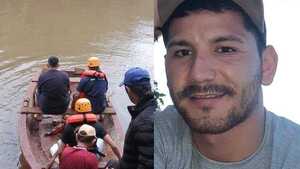Hombre desaparecido tras caer al arroyo Tembey en Tomás Romero Pereira