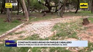 Video: Constante inseguridad en Parque Caballero   - ABC Noticias - ABC Color