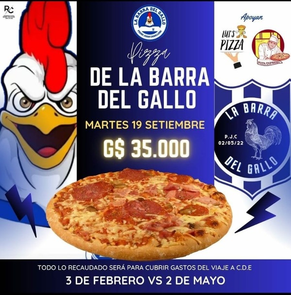 Organizan “Pizzada” para ir a alentar al “Gallo Norteño” - Radio Imperio 106.7 FM