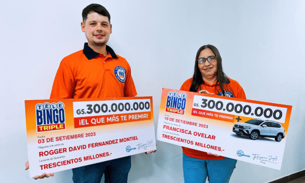 El TELEBINGO TRIPLE PRESENTA A SUS TRES NUEVOS MILLONARIOS | Telefuturo