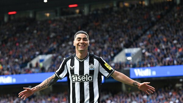 Con Miguel Almirón en cancha Newcastle rescató un punto ante el AC Milán