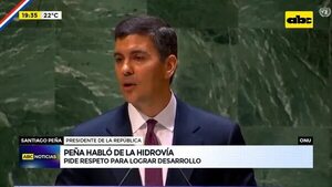 ONU: Santiago Peña habló de la hidrovía y pidió respeto para lograr desarrollo regional - ABC Noticias - ABC Color