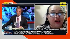 Esvástica: Poder Judicial ordena investigar a sicólogo forense - Mesa de Periodistas - ABC Color