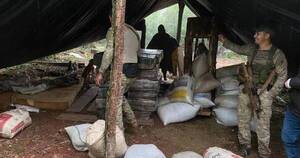 La Nación / Hallan dos t de drogas en reserva natural