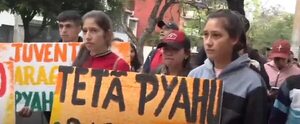 Jóvenes manifestantes protestan en Asunción por falta de oportunidades en el interior - Nacionales - ABC Color
