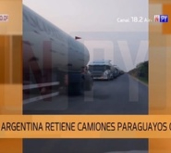 Argentina retiene camiones paraguayos con gas - Paraguay.com