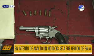 Motociclista herido en intento de asalto en Luque | Telefuturo