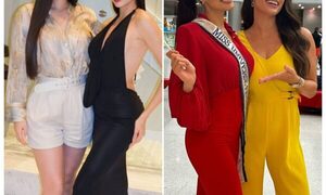 Miss Universo Paraguay se reunió con dos grandes reinas en Miami