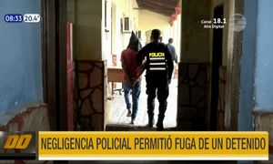 Negligencia policial permitió fuga de un detenido en Itá | Telefuturo