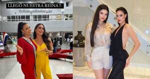 La Nación / ¡Reinas unidas! Nadia Ferreira y Stephi Stegman recibieron a Elicena en Miami