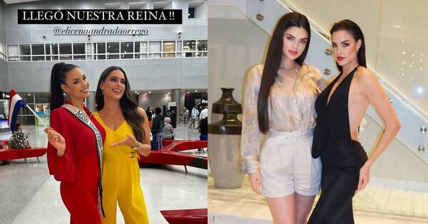 La Nación / ¡Reinas unidas! Nadia Ferreira y Stephi Stegman recibieron a Elicena en Miami