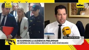 Video: Defensa de Ana Girala recusa a juez José Delmás - ABC Noticias - ABC Color