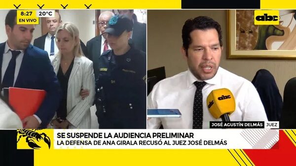 Video: Defensa de Ana Girala recusa a juez José Delmás - ABC Noticias - ABC Color