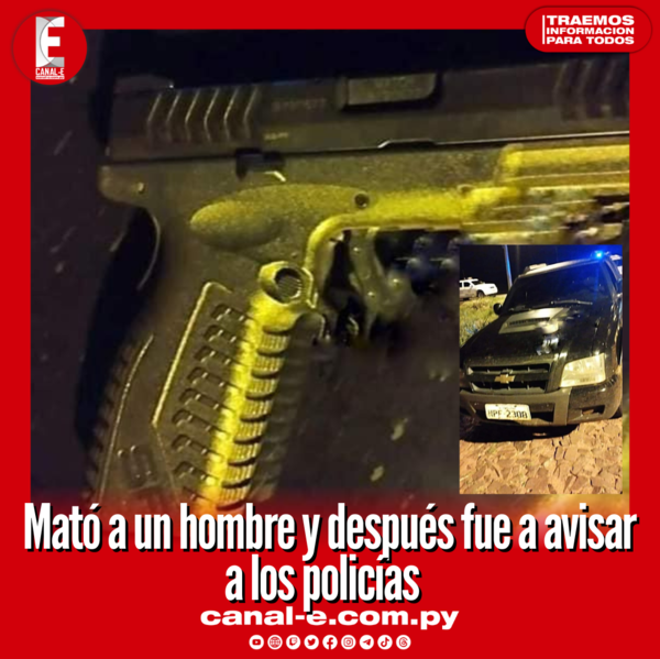 Herminio Duarte dijo a los policías que tuvo un problema con su víctima y los llevó hasta el cadáver