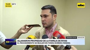 Video: allanaron propiedad de la familia Rivas  - ABC Noticias - ABC Color