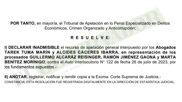 Cámara confirma citación a imposición de medidas en caso Metrobús