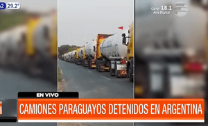 Argentina retiene camiones paraguayos de gas | Telefuturo