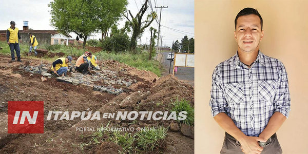 DIEGO AQUINO: “SE CONSTRUIRÁN 121 CUADRAS DE EMPEDRADOS EN ENCARNACIÓN” - Itapúa Noticias
