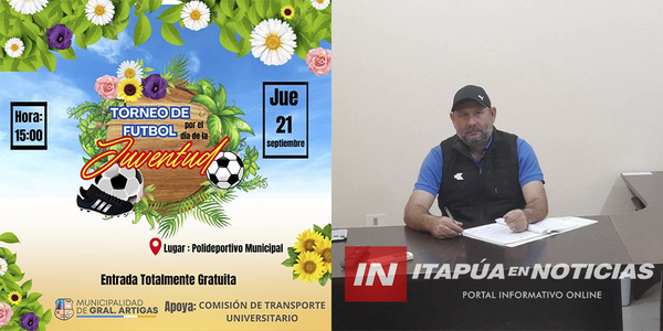 SE REALIZARÁ GRAN TORNEO DE FÚTBOL EN GENERAL ARTIGAS. - Itapúa Noticias