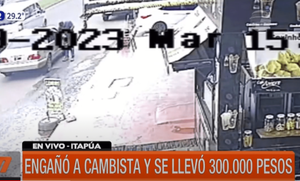 Engañó a un cambista y se dio a la fuga | Telefuturo
