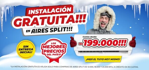 Llegó la promo imperdible de acondicionadores de aire con instalación gratuita, en Bristol - Brand Lab - ABC Color