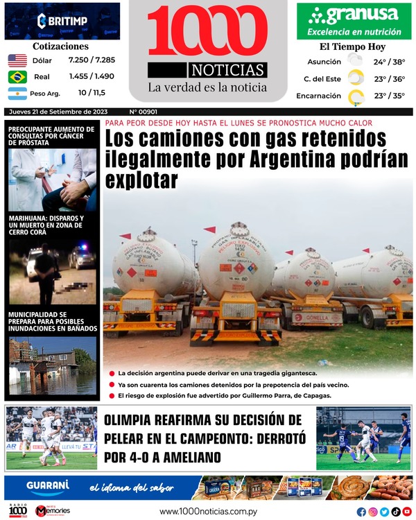21 Setiembre 2023 | 1000 Noticias
