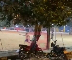 (VIDEO) Chacariteños contra “Los del bajo”: Balacera, robos y corridas en partido fútbol