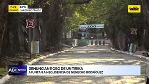 Video: Denuncian el robo de un tirika - ABC Noticias - ABC Color