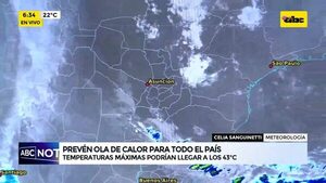 Video: Prevén ola de calor para los próximos días - ABC Noticias - ABC Color