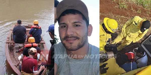 INTENSA BÚSQUEDA EN EL ARROYO TEMBEY: JOVEN DESAPARECIDO TRAS NAUFRAGIO DE CANOA - Itapúa Noticias