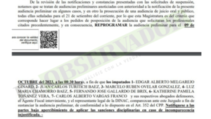 Reprograman audiencia preliminar para Beto Melgarejo y otros en causa “Tapabocas de oro”