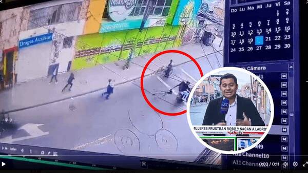 Periodista daba informe sobre delincuencia ¡y le robaron la cámara!