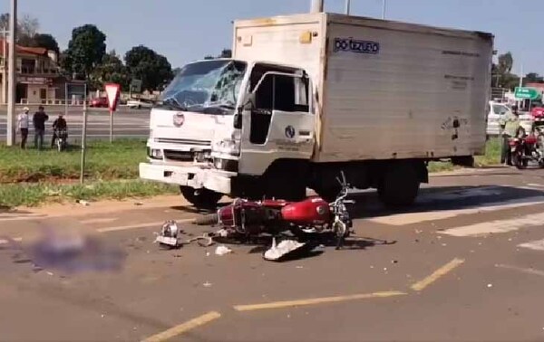 Motociclista murió tras chocar de frente contra un camión en Caaguazú – Prensa 5