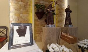 Reliquia de San Pío estará durante todo este jueves en convento de Capuchinos