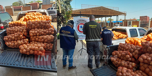 INCAUTARON CASI DOS TONELADAS DE CEBOLLAS EN ENCARNACIÓN - Itapúa Noticias