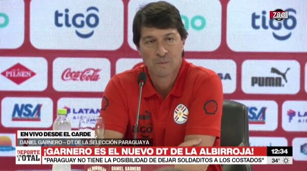 Presentaron a Garnero como nuevo DT de la Albirroja: "Ir al mundial es el objetivo" - Megacadena