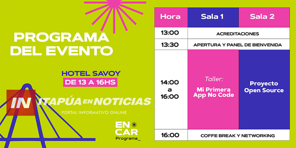 SE REALIZARÁ EL EVENTO “ENCARPROGRAMA” EN LA CIUDAD DE ENCARNACIÓN - Itapúa Noticias
