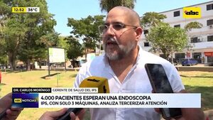 Video: 4.000 pacientes esperan una endoscopia  - ABC Noticias - ABC Color