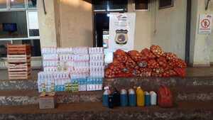 Incautan productos que pretendían ingresar de contrabando en la zona primaria