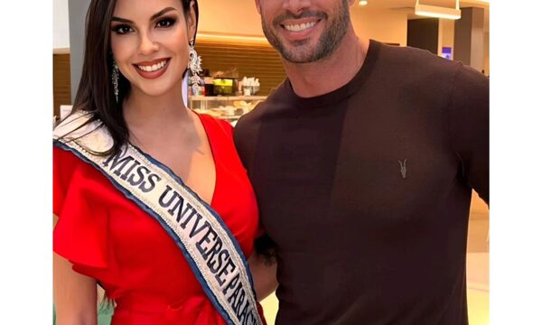(VIDEO)Miss Universo Paraguay se codeó con famosos y deslumbró en sus entrevistas