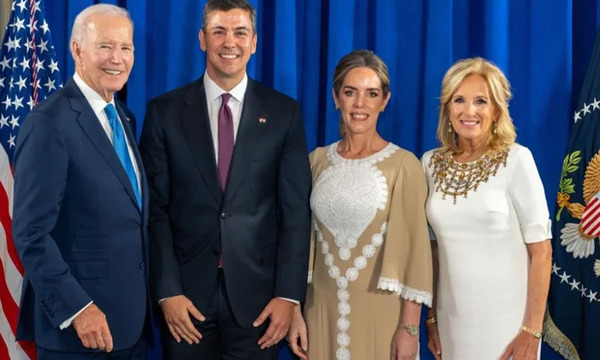 Santiago Peña se reunió con Joe Biden y Nayib Bukele en Nueva York