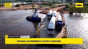 Video: Cuatro camiones retenidos comienzan a ser liberados - ABC Noticias - ABC Color