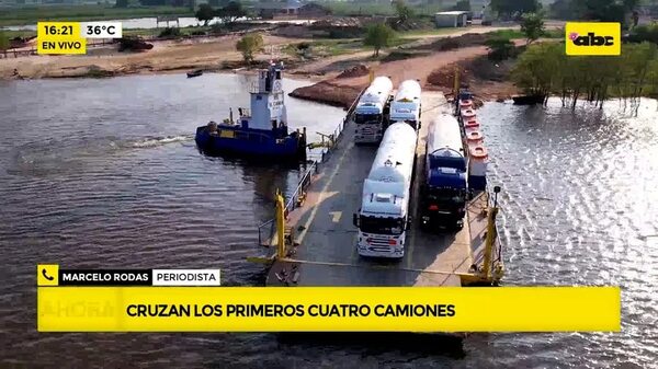 Video: Cuatro camiones retenidos comienzan a ser liberados - ABC Noticias - ABC Color
