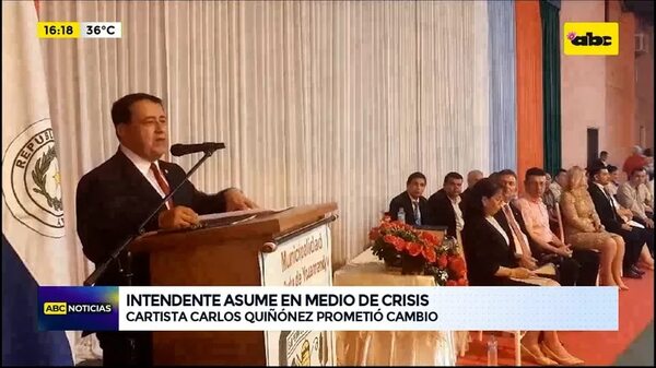 Video: intendente de San Pedro asume en medio de crisis política - ABC Noticias - ABC Color