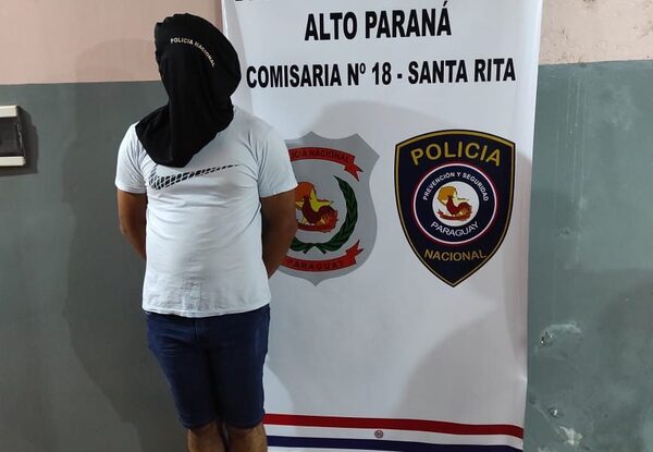 Detienen a hombre por violencia familiar