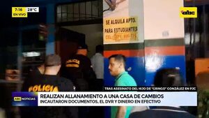 Video: Realizan allanamiento a una casa de cambios  - ABC Noticias - ABC Color
