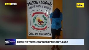 Video: Presunto tortolero “Eliseo’i” fue capturado - ABC Noticias - ABC Color