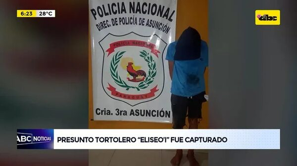 Video: Presunto tortolero “Eliseo’i” fue capturado - ABC Noticias - ABC Color