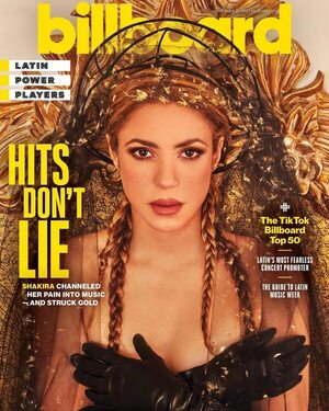 Shakira, deslumbrante en la portada de Billboard - Gente - ABC Color