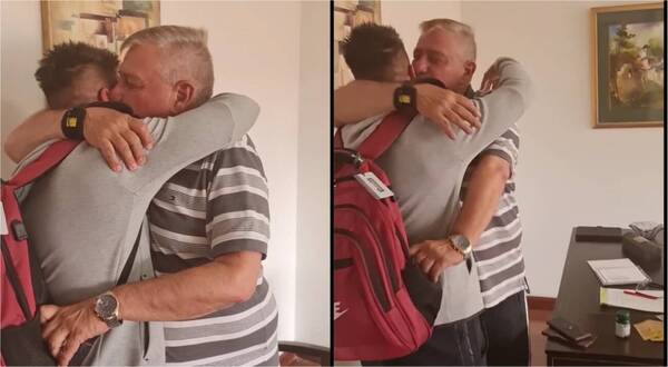 [VIDEO] El emocionante reencuentro de Iván Almeida con su papá